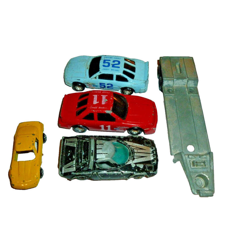 Lot of 5 Matchbox Racing Champions Tootsietoy Car Trailer